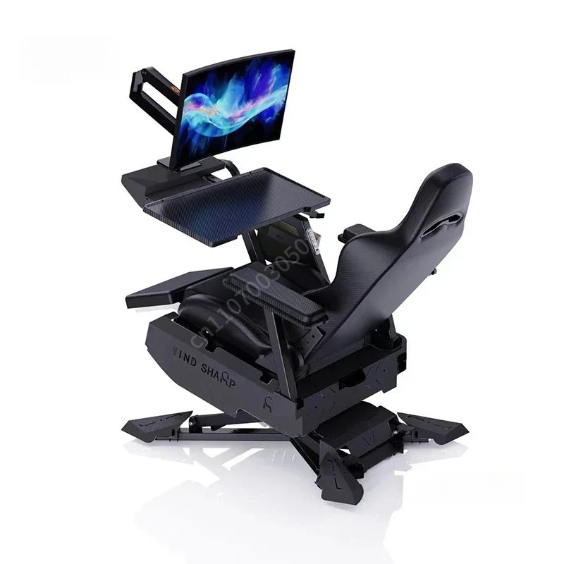 Standing Desk - Kokpit do gier z regulowanym oparciem,