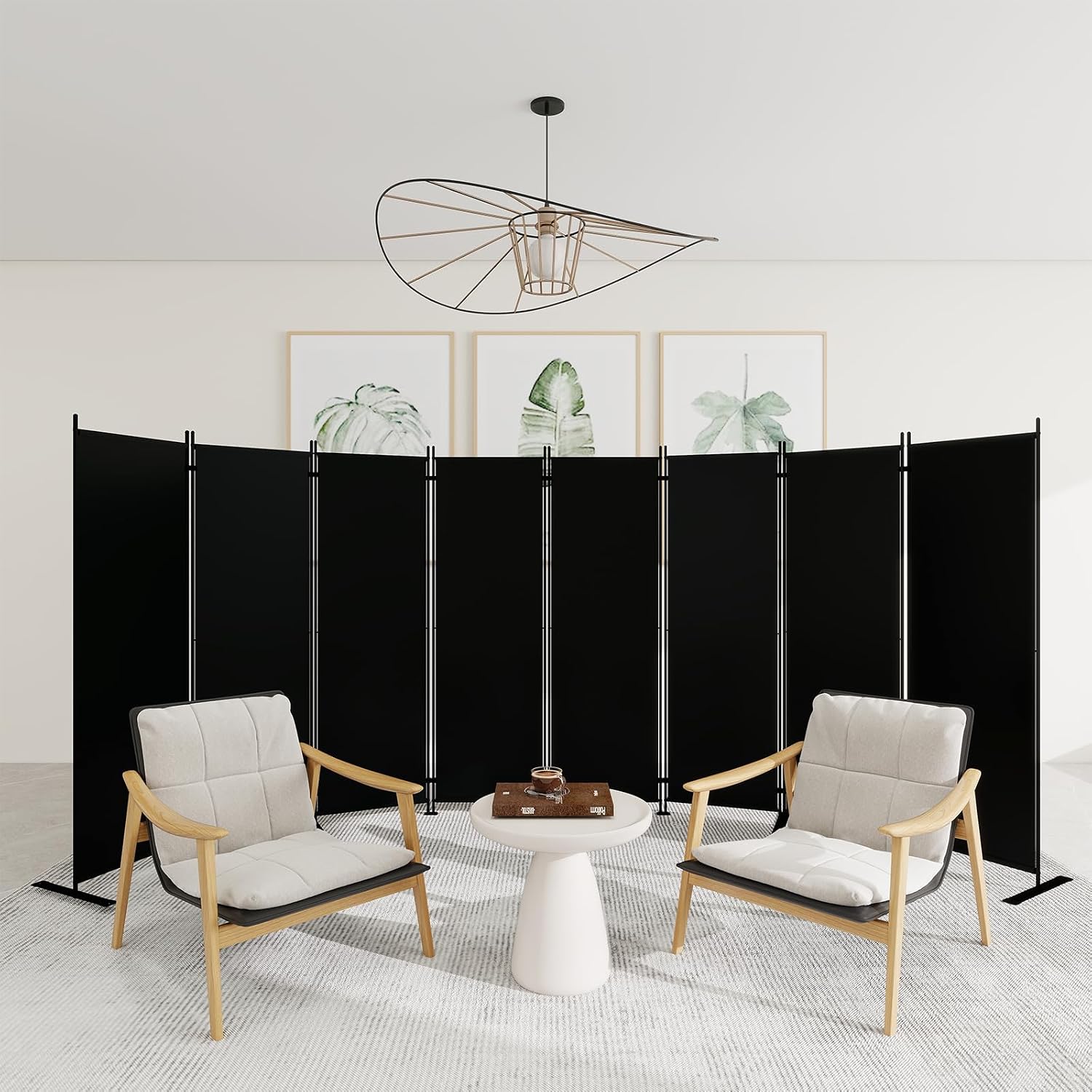 Partition Screen Divider - 8-panelowa składana ścianka działowa o wysokości