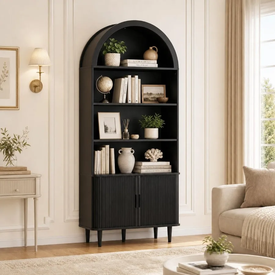Bookshelf - 71 cm wysoka, łukowata biblioteczka do