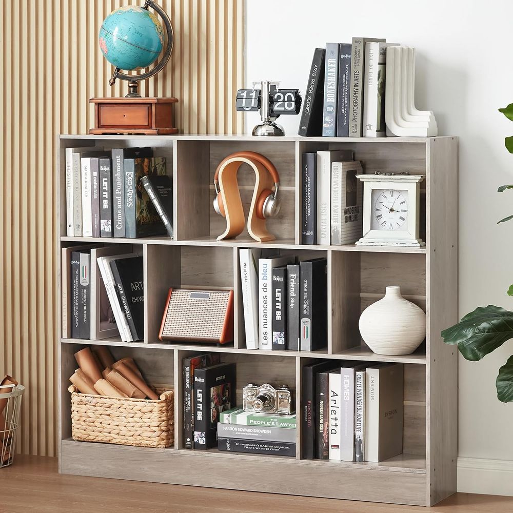 Bookshelf - LEYAOYAO 10-półkowy regał na książki z