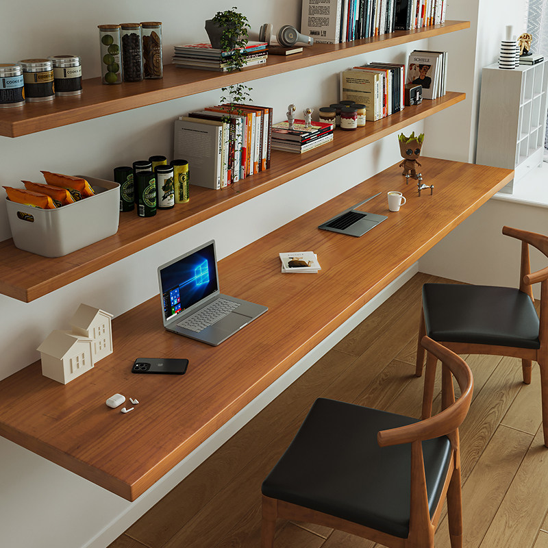 Bookshelf - Biurko z litego drewna w stylu