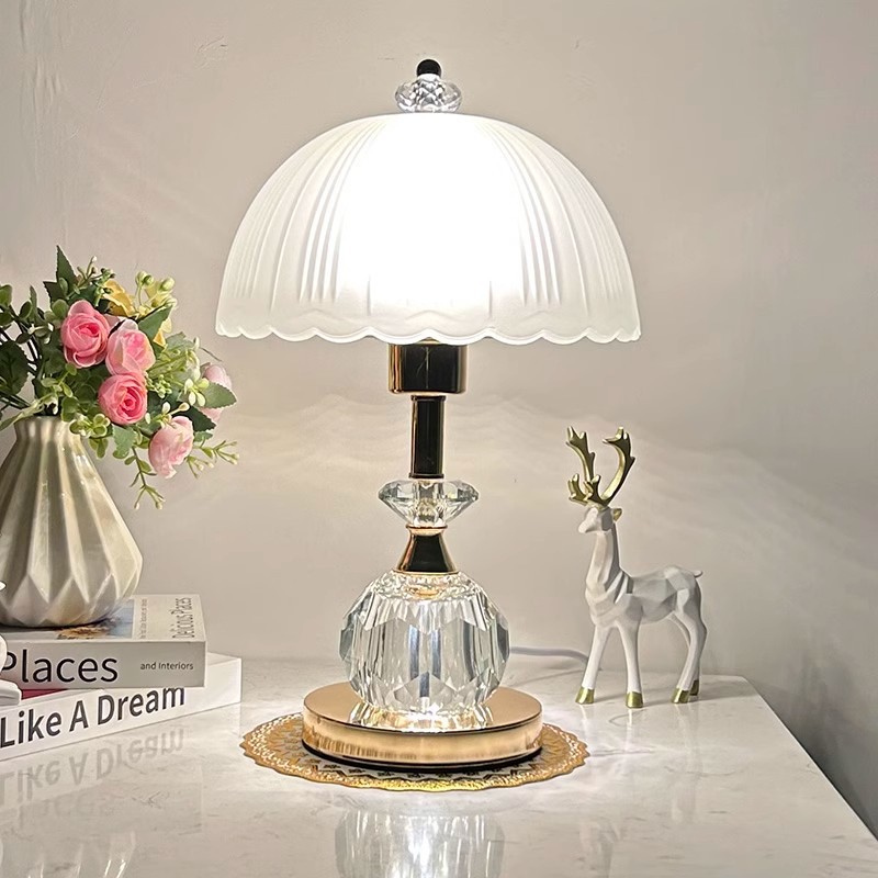 Desk Lamp - Kryształowa lampka biurkowa, luksusowa, modna, prosta