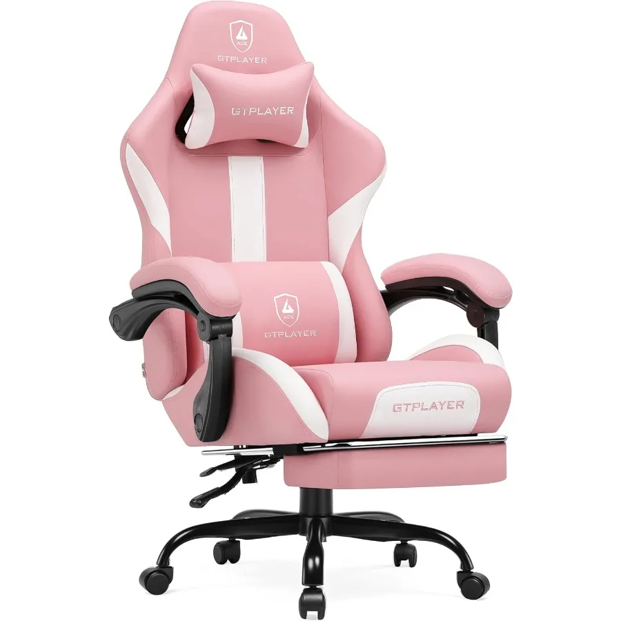 Office Chair Cushion - Krzesło do gier z podnóżkiem i