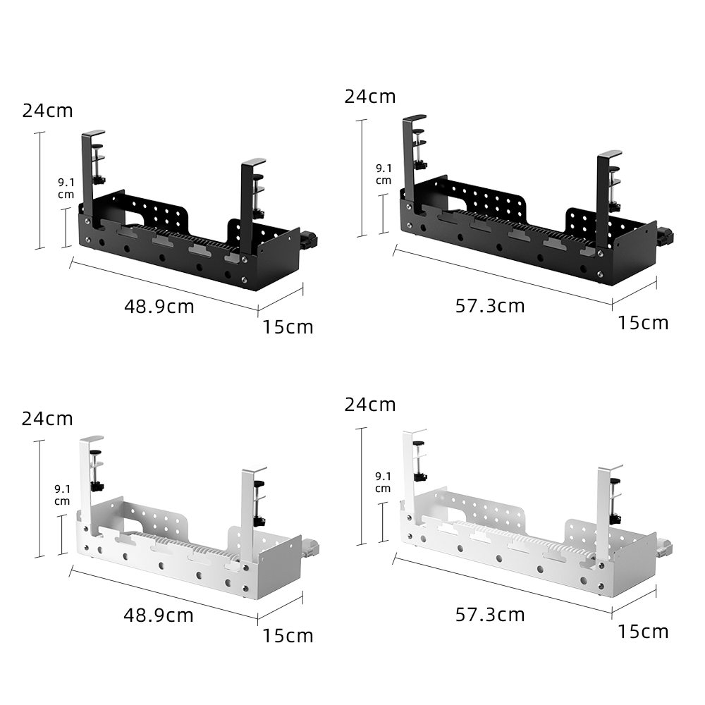 Desk Organizer - Organizer kabli pod biurko bez wiercenia,