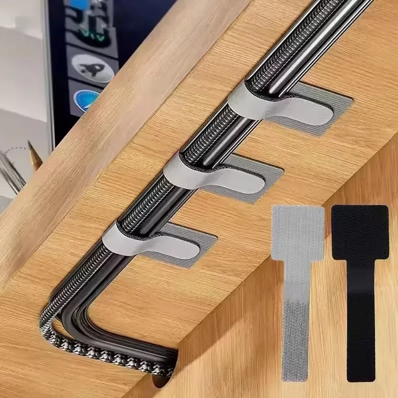 Desk Organizer - Wielorazowe opaski do mocowania kabli, organizer