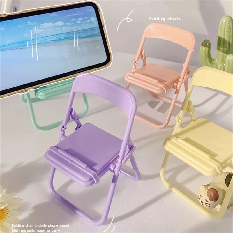 Office Stool - Uroczy uchwyt na telefon w kształcie