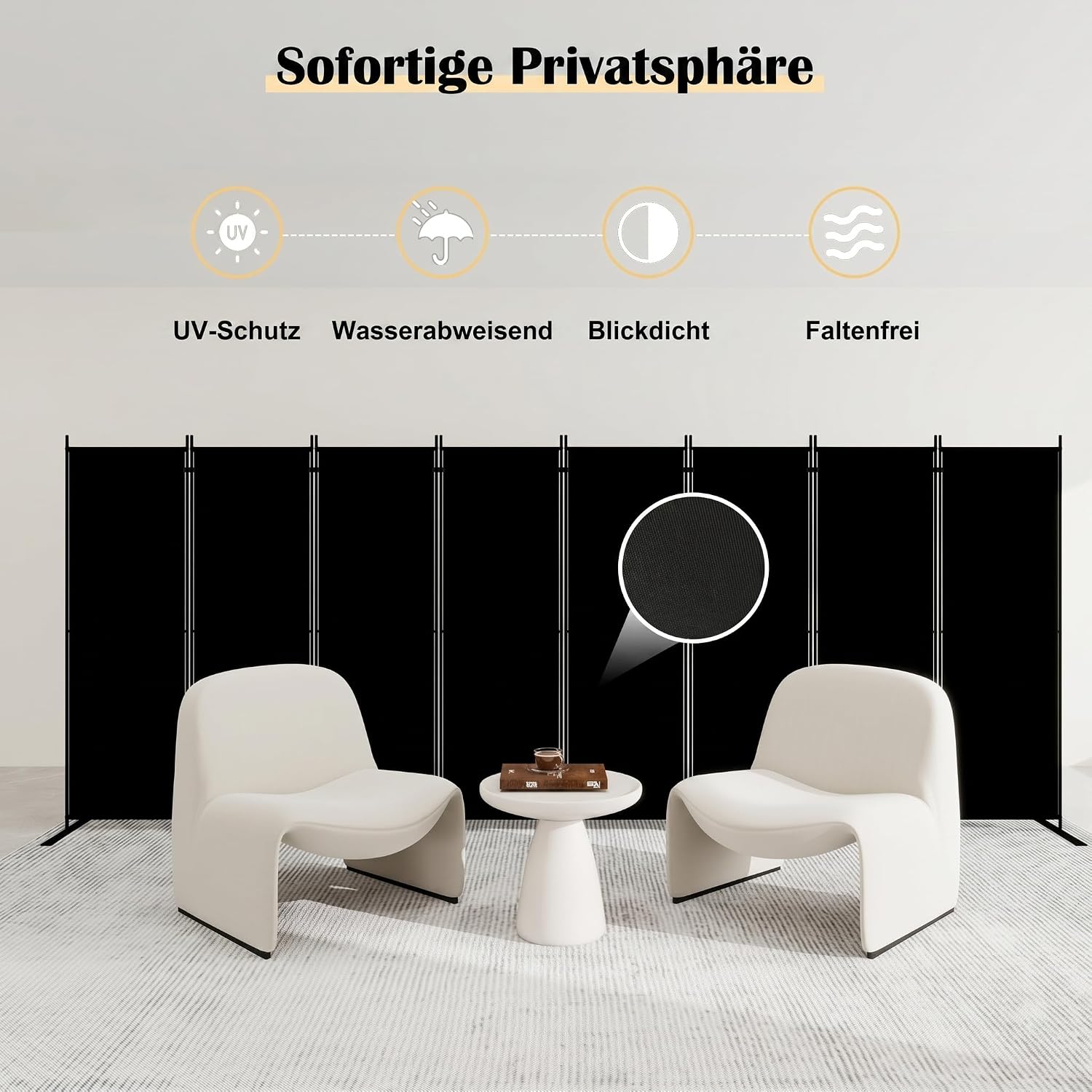 8-panelowa składana ścianka dz – Partition Screen Divider recenzja i cena