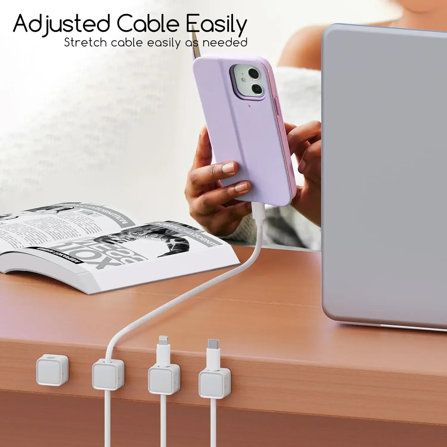Mały organizer do kabli, magne – Desk Organizer recenzja i cena