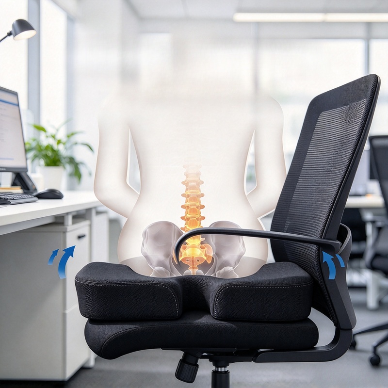 Ergonomiczna poduszka na siedz – Office Chair Cushion recenzja i cena