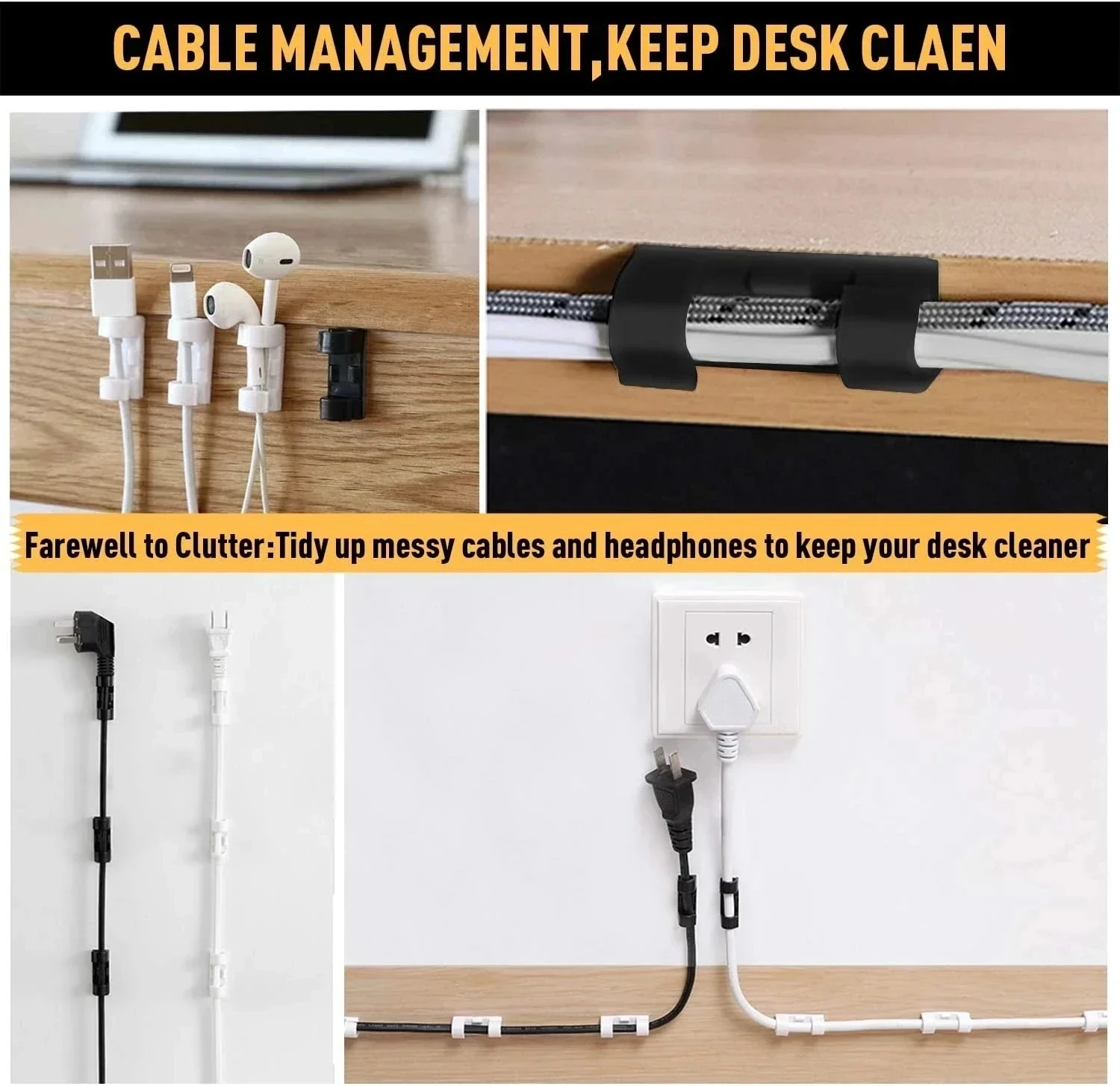 Organizer do kabli, uchwyt na  – Desk Organizer recenzja i cena